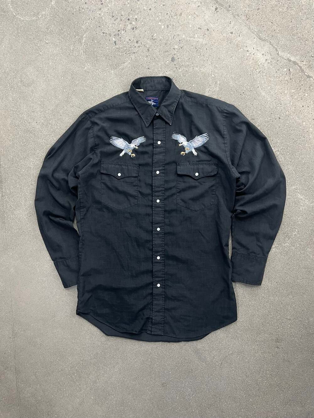 Vintage Chute #1 Western Pearl Snap Button-Up Shirt - L